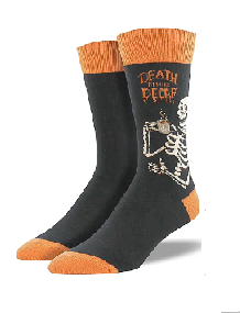 Men's Socks - Death Before Decaf