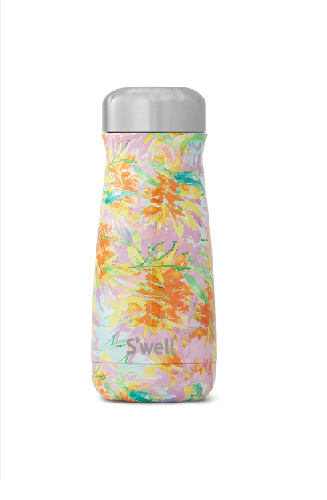 470mL Traveler Insulated Bottle, Watercolour Floral Collection- Sunkissed