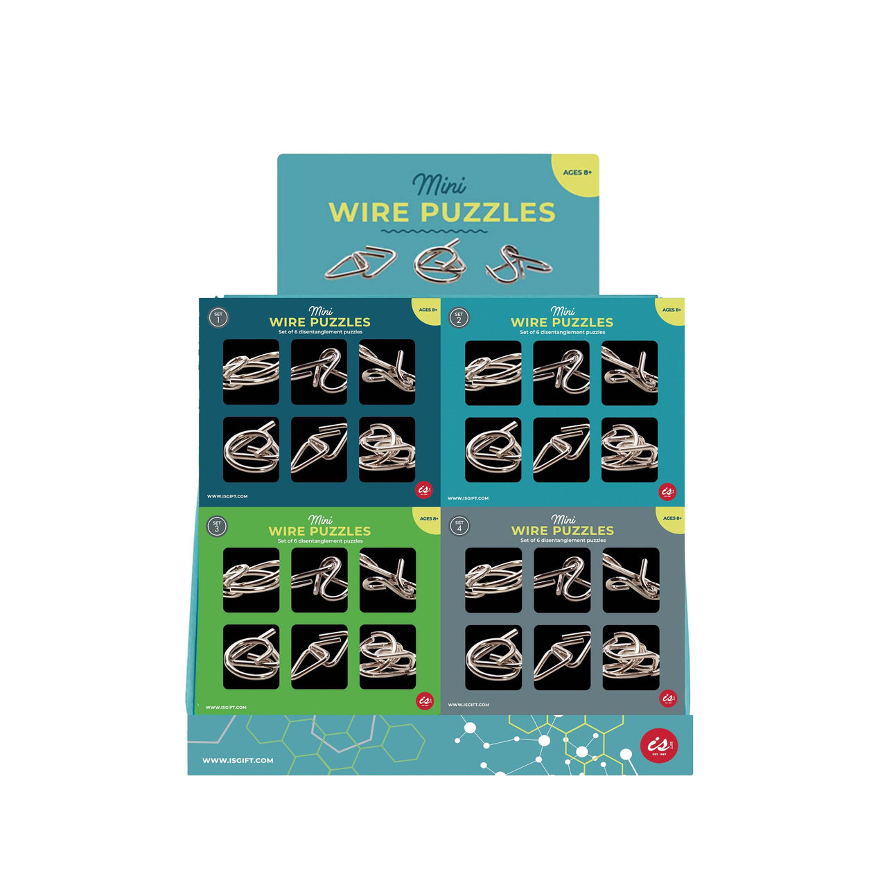 Mini Wire Puzzles Set of 6