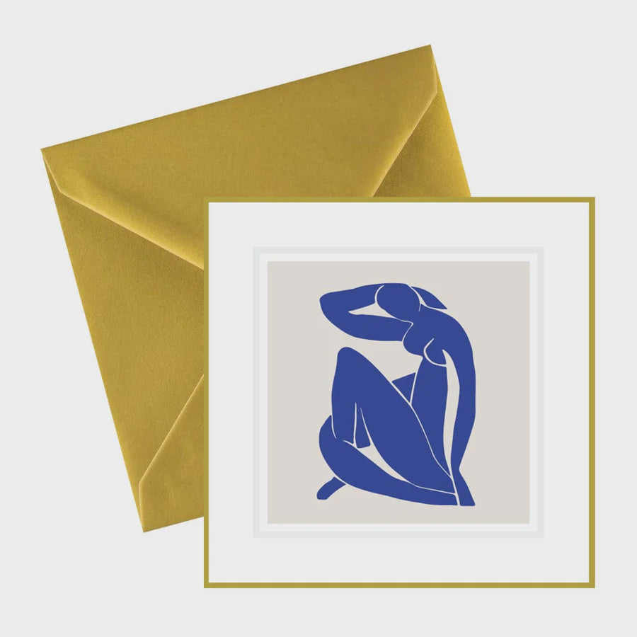 Blue Nude Card