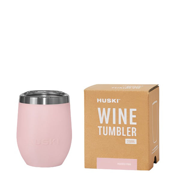 Insulated Wine Tumbler - Powder Pink